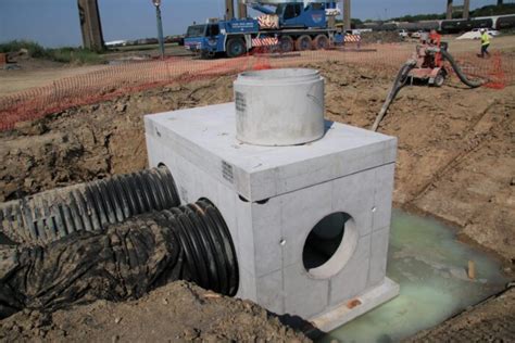 installing storm sewer junction box|48x48 stormwater junction box.